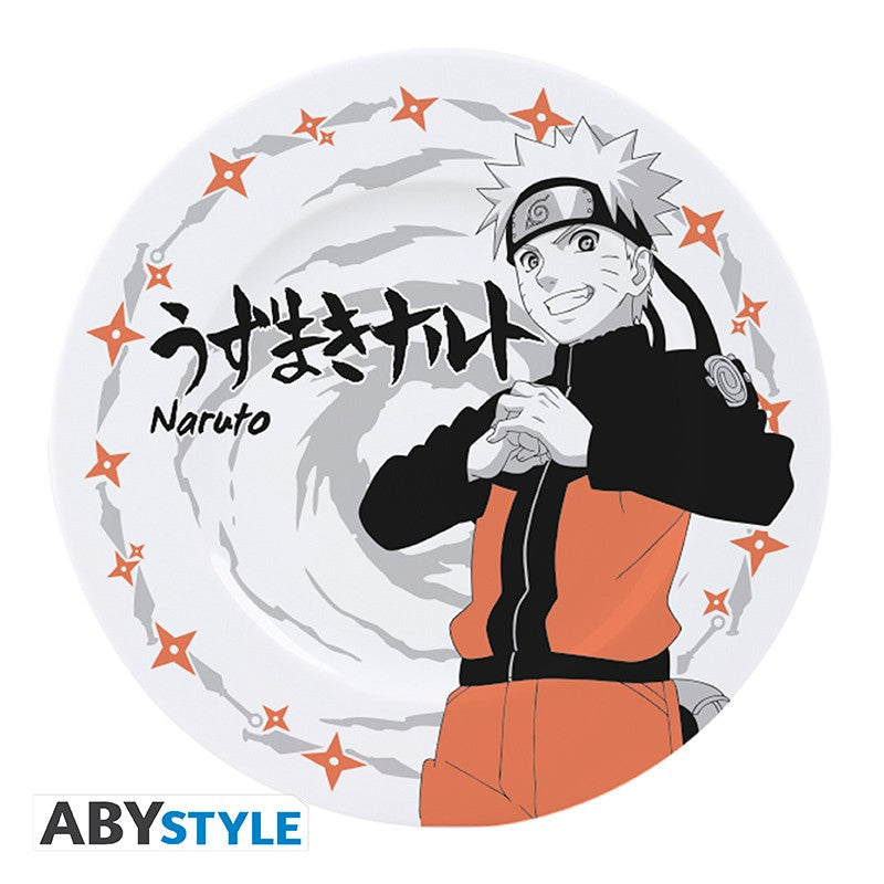 Set de 4 Assiettes Naruto Shippuden Personnages