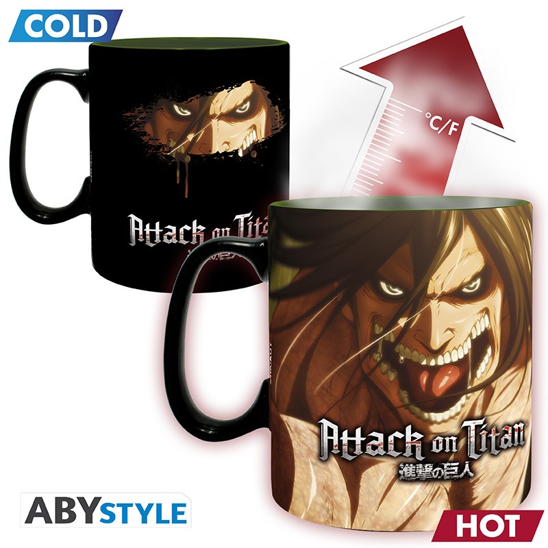 Mug Heat Change l'attaque des titans