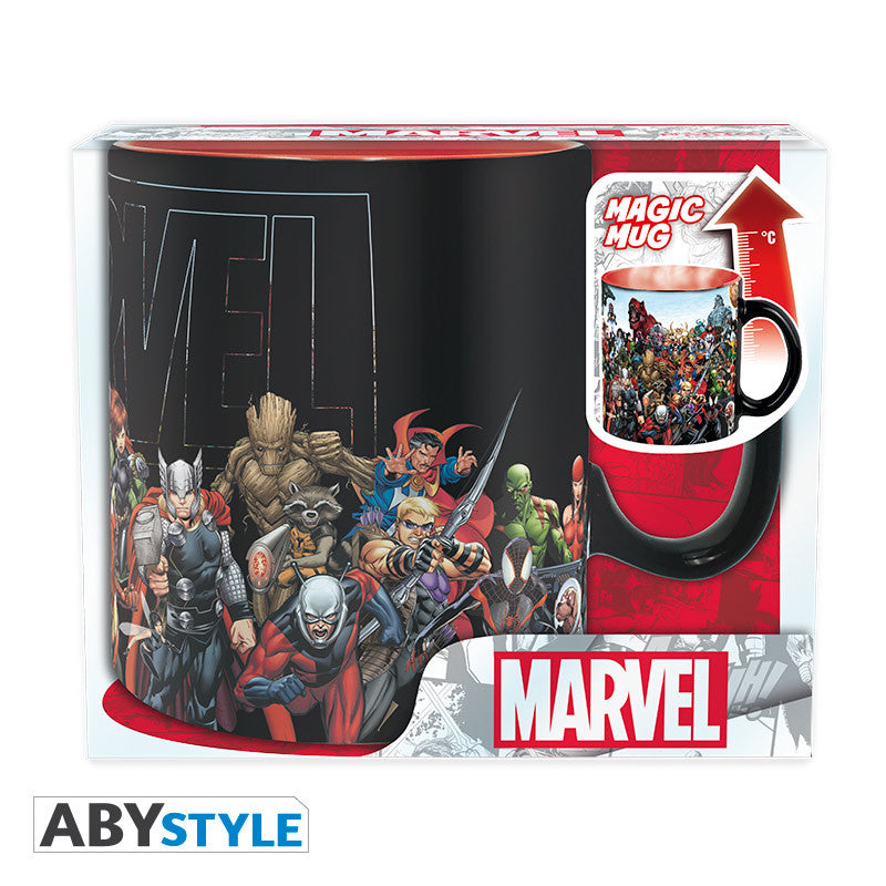 Mug Heat Change Héros Marvel