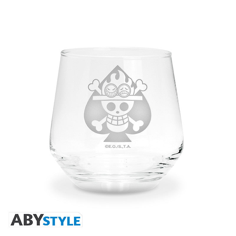 Set de 2 verres One Piece Luffy & Ace