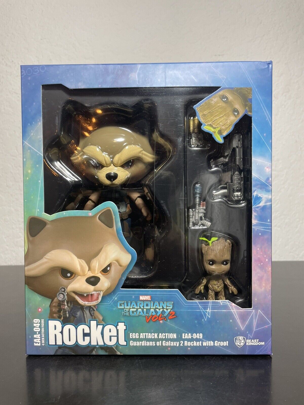 Figurine Marvel Guardians de la Galaxie Egg Attack Rocket Raccoon & Groot