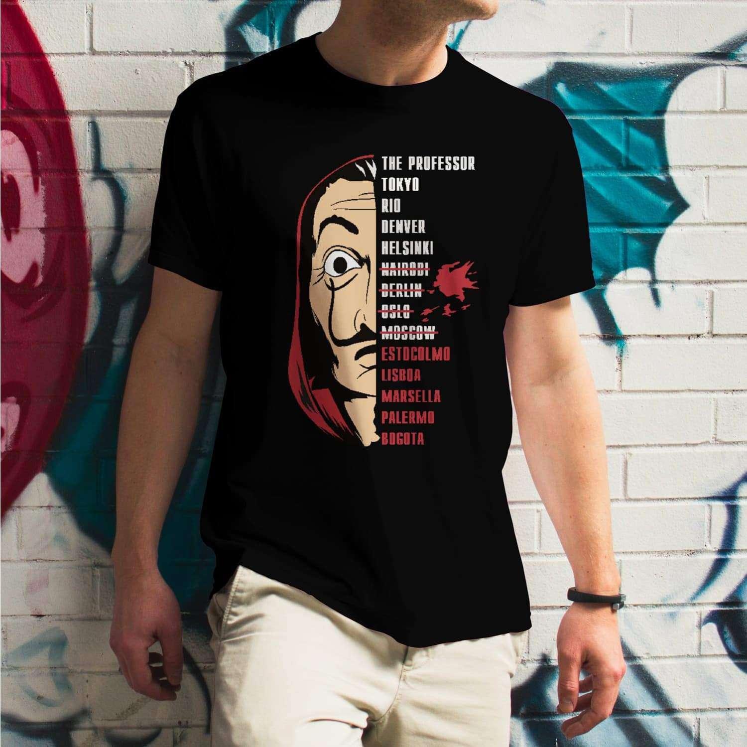 Tshirt La Casa De Papel The Professor Geek Store